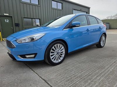 Used Ford Focus Titanium X 125 HP (91 kW) 2017 Blue Hatchback