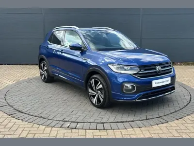 Used VW T-Cross R-line 110 HP (80 kW) 2022 Blue SUV