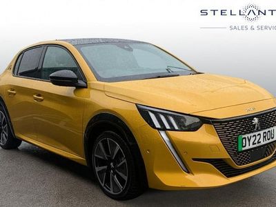 Used Peugeot e-208 GTi 100 kW (136 HP) 2022 Yellow Hatchback