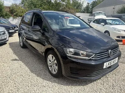 Used VW Golf Sportsvan SE 110 HP (80 kW) 2016 Black MPV
