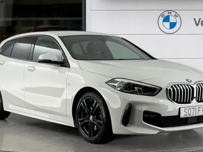 Used BMW 118 M Sport 134 HP (98 kW) 2022 White Hatchback