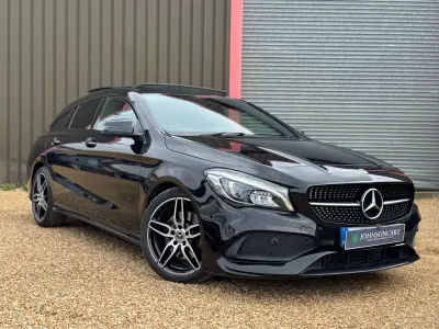 Used Mercedes CLA220 AMG line 2018 Black Sedan