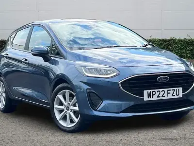 Used Ford Fiesta Trend 101 HP (74 kW) 2022 Blue Hatchback