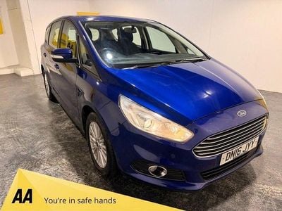 Used Ford S-MAX Zetec 150 HP (110 kW) 2016 Blue MPV