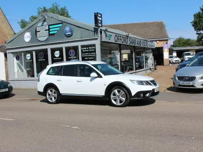 Used Saab 9-3 210 HP (154 kW) 2010 White Estate