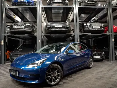 Usado Tesla Model 3 Standard Range 239 kW (325 CV) 2019 Azul Berlina