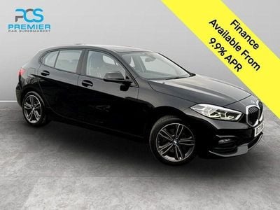 Black sapphire metallic paint Used 2021 BMW 118 Sport Line Hatchback | £12,395 (Good price)