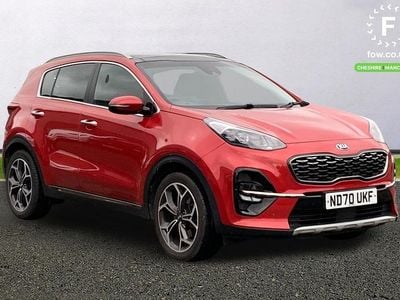 Used Kia Sportage GT-Line S 177 HP (130 kW) 2021 Red SUV