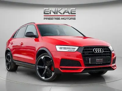Used Audi Q3 Black Edition 150 HP (110 kW) 2018 Red SUV