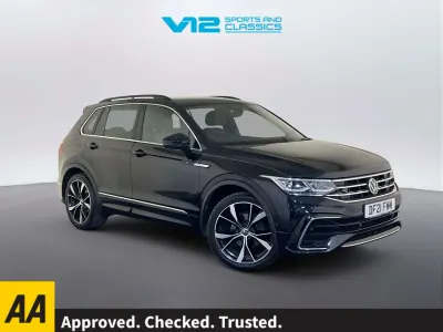 Second-hand VW Tiguan R-line 150 CP (110 kW) 2021 Negru SUV
