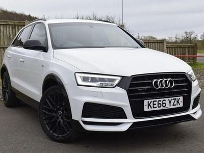 Used Audi Q3 Black Edition 184 HP (135 kW) 2017 White SUV