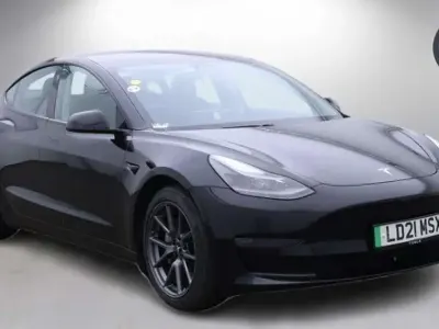 Used Tesla Model 3 Long Range AWD 366 kW (498 HP) 2021 Black Sedan