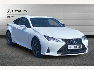 Used Lexus RC300h Sport Line 220 HP (161 kW) 2020 White Coupe