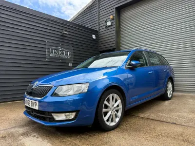 Begagnad Skoda Octavia SE L 150 HK (110 kW) 2016 Blå Kombi