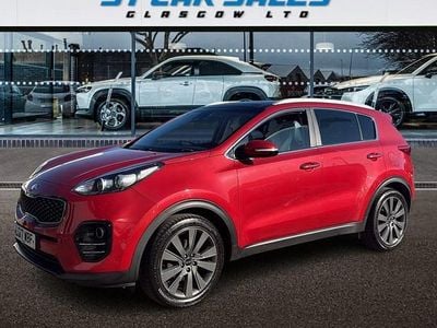 Begagnad Kia Sportage 114 HK (83 kW) 2017 Röd SUV