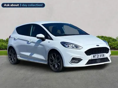 Used Ford Fiesta ST-Line 95 HP (69 kW) 2021 White Hatchback