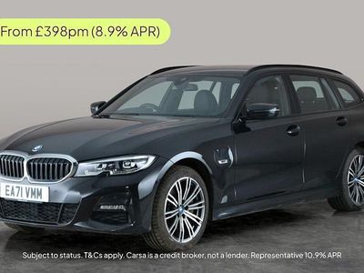 Black Used 2021 BMW 330e M Sport Estate | £24,042 (Fair price)