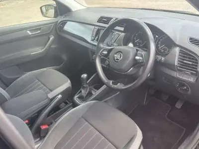 Used Skoda Fabia SE L 94 HP (69 kW) 2021 Black Hatchback