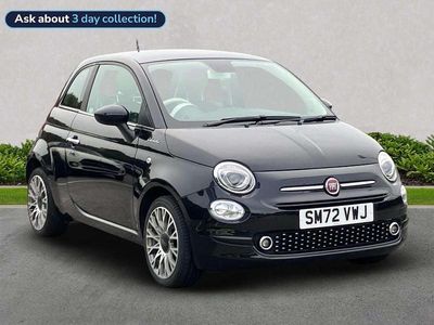 Black Used 2022 Fiat 500 Dolcevita Hatchback | £10,468 (Fair price)