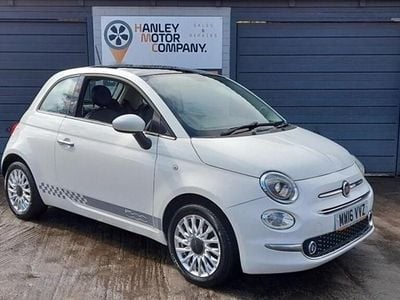 Used Fiat 500 Lounge 69 HP (50 kW) 2016 White Hatchback