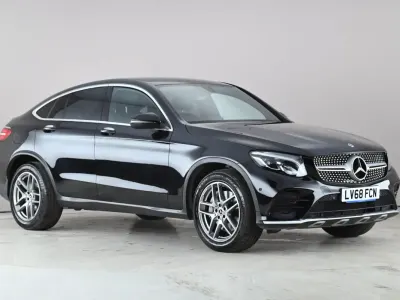 Begagnad Mercedes GLC250 AMG line 211 HK (155 kW) 2018 Svart Sportkupé