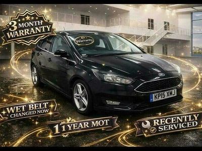 Used Ford Focus Zetec 125 HP (91 kW) 2015 Black Hatchback
