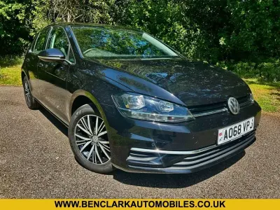 Used VW Golf VII SE 150 HP (110 kW) 2018 Black Hatchback