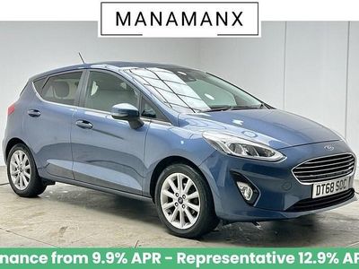Blue Used 2019 Ford Fiesta Titanium Hatchback | £9,180 (Fair price)