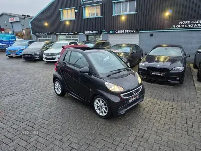 Used Smart ForTwo Cabrio Passion 45 HP (33 kW) 2013 Black Cabriolet