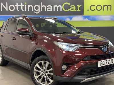 Red Used 2017 Toyota RAV4 Hybrid SUV | £11,751 (A bit pricey)