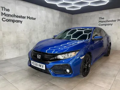 Używany Honda Civic SR 126 KM (92 kW) 2019 Niebieski Hatchback