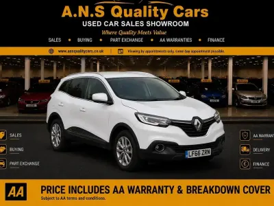 Used Renault Kadjar Dynamique 110 HP (80 kW) 2016 White SUV