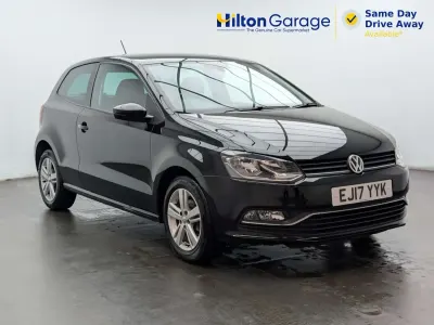 Käytetty VW Polo Edition 60 HP (44 kW) 2017 Musta Viistoperä