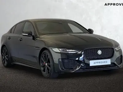 Used Jaguar XE 300 HP (220 kW) 2023 Santorini black Sedan