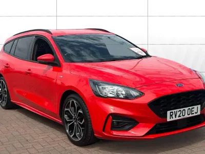 Used Ford Focus ST-Line X 125 HP (91 kW) 2020 Red Estate