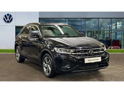 Deep black pearl Used 2025 VW T-Roc R-line SUV | £27,999 (Fair price)