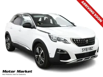 Second-hand Peugeot 3008 Allure 130 CP (95 kW) 2018 Alb SUV