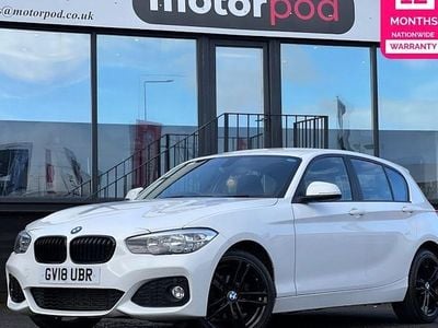 Used BMW 118 Sport Line 136 HP (100 kW) 2017 White Hatchback
