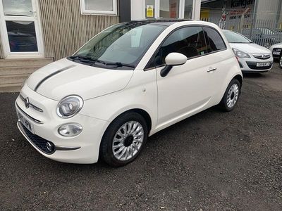 Used Fiat 500 Lounge 69 HP (50 kW) 2017 White Hatchback