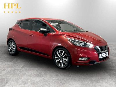 Begagnad Nissan Micra S 100 HK (73 kW) 2019 Röd Halvkombi