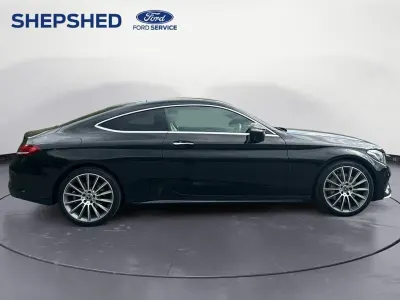Käytetty Mercedes C300 AMG line 2018 Musta Coupe - kaksiovinen