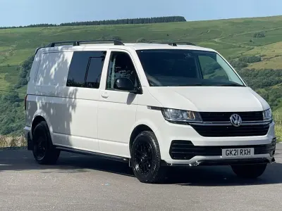 Used VW T6.1 Startline 150 HP (110 kW) 2021 White Van