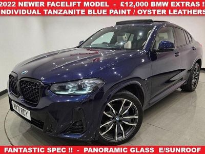 Blue Used 2022 BMW X4 M Sport SUV | £27,990