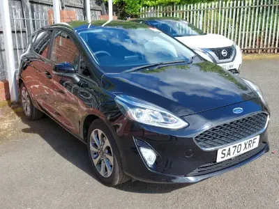 Second-hand Ford Fiesta Trend 95 CP (69 kW) 2020 Negru Hatchback