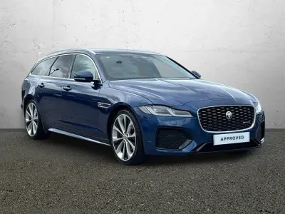 Used Jaguar XF R-Dynamic 204 HP (150 kW) 2023 Blue Estate