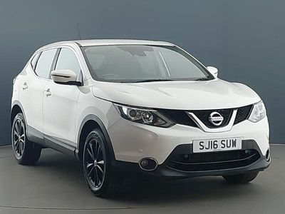 White Used 2016 Nissan Qashqai Acenta SUV | £6,998 (Fair price)