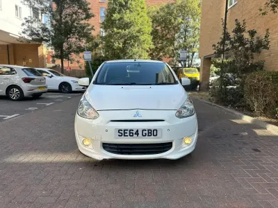 Used Mitsubishi Mirage 79 HP (58 kW) 2015 White Hatchback