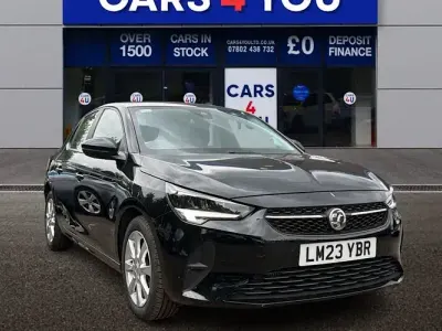 Used Vauxhall Corsa Design Edition 101 HP (74 kW) 2023 Black Hatchback