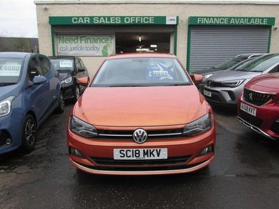 Used VW Polo SEL 115 HP (84 kW) 2018 Orange Hatchback