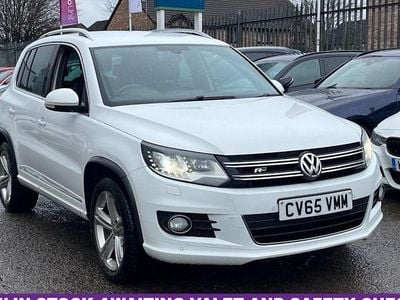 White Used 2015 VW Tiguan R-line Edition SUV | £10,890 (Fair price)